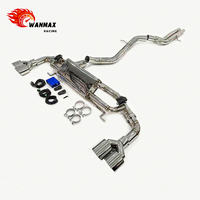 Système d'échappement à valve électronique avec quatre sorties en acier inoxydable poli style AMG pour Audi Q7 3.0T V6 2016-2019 – Livraison rapide