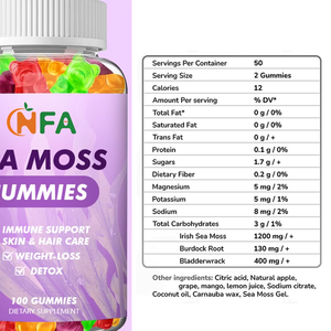 Gomitas de Musgo Marino Personalizadas con Musgo Marino Irlandés para Apoyar el Sistema Inmunológico y la Pérdida de Peso - Product Image 5