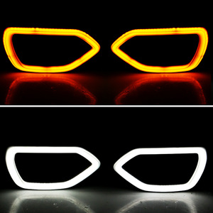 Cache de garniture de feux de jour à LED pour Open Pig Nose Lamp Charger15 2019 Warhorse Srt 68417504AA 68417505AA - Product Image 1