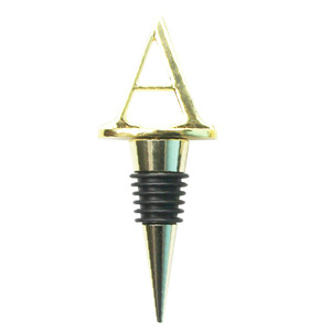 S Shaped Metal Wine Stopper With Gold Letter Sealing For Red Wine Bottles - Product Image 5