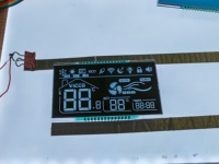 Écran Lcd personnalisé à 7 segments avec affichage à 4 chiffres pour thermomètre hygromètre avec plus de 20 ans
