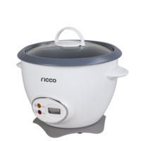 Cuisinière à riz automatique blanche avec cuiseur vapeur Olla Arrocera, appareil électroménager, comprend une tasse doseuse, approuvé CB