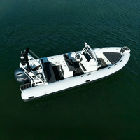 Bateau pneumatique de croisière familial Yoolwin 660 cm certifié CE à vendre
