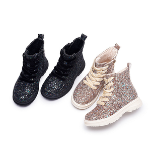 Zapatos de Invierno para Niñas, Botas de Nieve con Brillantina de Princesa, Antideslizantes y Cálidas para Niñas de 2 a 6 Años - Product Image 1