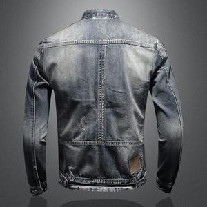 Chaqueta Cortavientos de Invierno de Lona Retro para Hombre de Alta Calidad, con Cierre Frontal, Transpirable, Moderna y con Diseño de Solapa - Product Image 3
