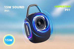 Altavoz HOPESTAR P91 Mini, Subwoofer Deportivo Inalámbrico, Diseño Clásico, Portátil, Resistente al Agua, con Iluminación LED RGB, <span class=keywords><strong>CLIP4</strong></span> - Product Image 2
