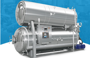 Autoclave industriel à immersion dans l'eau pour le traitement de lait évaporé et des produits laitiers - Product Image 2