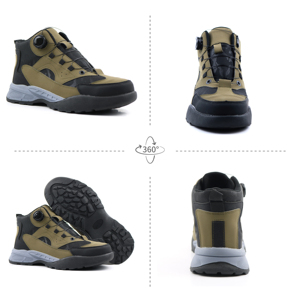 Chaussures de sécurité légères ENISO 20345 avec embout en acier, anti-écrasement, anti-perforation, semelle en caoutchouc, chaussures de sécurité pour hommes - Product Image 2