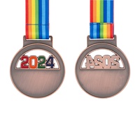 JP0108 Medallas y Trofeos de Bádminton con Grabado Personalizado Duradero, Medallón de Voleibol, Béisbol y Tenis con Soportes de Aleación de Zinc y Correa