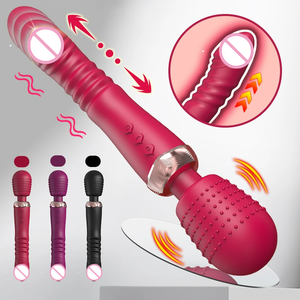 10-Frequenz-Vibrator und 5-Frequenz-Verlängerung <span class=keywords><strong>G</strong></span>-Punkt-Dildo Klitoris-Stimulator Paar-Vibrator für Frauen - Product Image 5