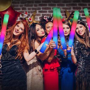 Bastones de Luz LED Acrílicos Personalizados, Ecológicos, de Plástico, para Bodas, Conciertos, Fiestas de Navidad, Suministros al por Mayor - Product Image 5