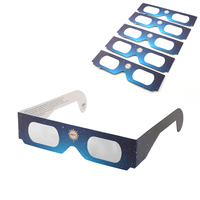 Lunettes d'éclipse solaire ISO 12312-2 certifiées CE pour éclipse totale Espagne 2026