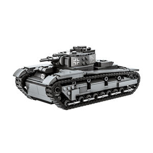 Set di piccoli blocchi di particelle militari serie modellini di carri armati - Product Image 1