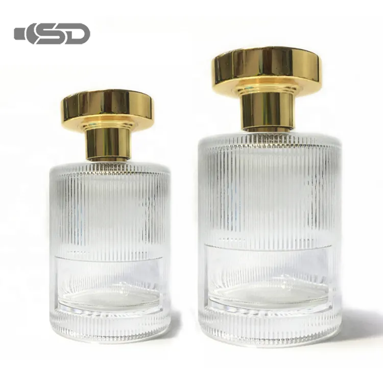 Lüks özelleştirilmiş orijinal şekli parfüm şişesi kozmetik şişeleri 100 Ml parfüm 50ml kristal parfüm şişesi