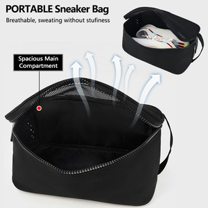Biểu Tượng Tùy Chỉnh Dây Kéo Vải Giày Túi Người Đàn Ông Của Thăng Hoa Giày Túi Lưu Trữ Bụi Khởi Động Gói Phòng Tập Thể Dục Ngoài Trời Du Lịch Thể Thao Giày Túi - Product Image 4