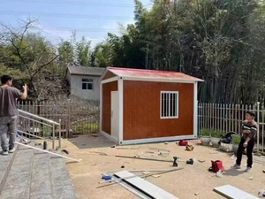 Thiết kế Đường chân trời 20ft thép vận chuyển <span class=keywords><strong>container</strong></span> nhà nhỏ nhà vườn biệt thự văn phòng ngoài trời sẵn sàng để tàu làm bằng bảng điều khiển bánh sandwich - Product Image 5