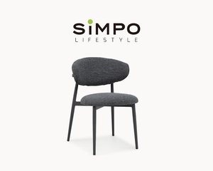 SIMPOLIFESTYLE Arredamento da Esterno Premium, Sgabello da Bar di Lusso per Giardino e Balcone, Sedia da Pranzo in Tessuto <span class=keywords><strong>FERRARA</strong></span> con Struttura in Alluminio - Product Image 1