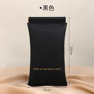 Borsa Cosmetica Portatile in Pelle PU Stile Giapponese, Custodia per Occhiali da Sole, Impermeabile con Chiusura Automatica, Piccola Borsa per il Trucco - Product Image 4