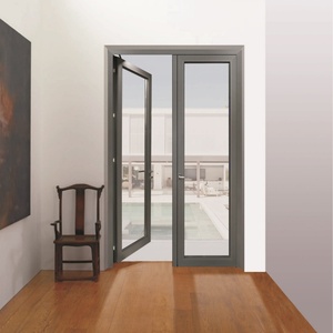 <span class=keywords><strong>Porte</strong></span> à battant en aluminium à production rapide, livraison rapide, tailles standard prises en charge, commande personnalisée, <span class=keywords><strong>porte</strong></span> extérieure en verre - Product Image 3