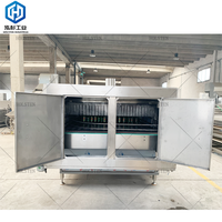 Machine de pasteurisation tunnel industrielle entièrement automatique en acier inoxydable 304 pour la pasteurisation des jus, des aliments en conserve/en bouteille/en sachet