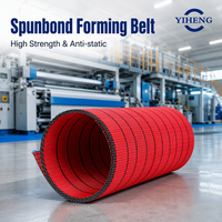 Tissu de formage SMMS à perméabilité uniforme à l'air pour machine à filage par fusion - Ceinture en maille SMS en polyester durable Prix usine