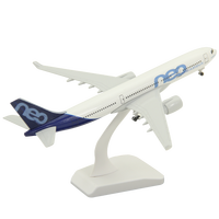 Modèle d'avion Airbus A330 NEO en métal avec roues, taille 20 cm, échelle 1/150, à vendre