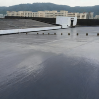 Revêtement imperméable liquide polyuréthane aqueux WPU brossable et pulvérisable avec format bulle pour toitures, murs, carreaux et sous-sols