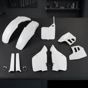 Bianco 041 Kit di plastica completa per 1992 per Suzuki RM 125 accessori moto - Product Image 2