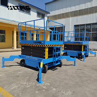 Plateforme de travail mobile LTMG Lift Skylift 6m 8m de hauteur, type ciseaux, 4x4, utilisation intérieure/extérieure, acier allié, 230 kg