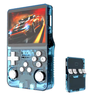 Consola de Juegos Retro Portátil R36S, Compatible con Sistema Linux, Pantalla IPS de 3.5 Pulgadas, Emulador de Juegos Retro, Reproductor de Video de Bolsillo, 64 GB