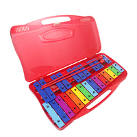 Wholesale Musical Instrument for Toddler Instrumentos Musicales Metal Xylophone 25 Notes Metallophone