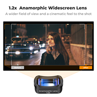 Objectif anamorphique K&F Concept 1,2X + objectif macro 10X + objectif grand angle + filtre ND8 + ND32 + ND128, ensemble de 6 filtres magnétiques pour Pocket 3