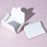 Boîtes en carton blanc pliables personnalisées avec impression, certifiées FSC et RoHS, pour emballage de lunettes et de chiffons