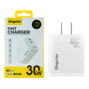 En stock US Cargadores con embalaje 2 puertos <span class=keywords><strong>30W</strong></span> Adaptador de carga USB para iPhone Samsung <span class=keywords><strong>OPPO</strong></span> VIVO Honor - Product Image 1