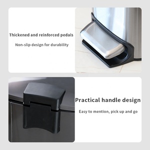 <span class=keywords><strong>Cubo</strong></span> de <span class=keywords><strong>Basura</strong></span> Metálico Estrecho de 6L Leasylife, <span class=keywords><strong>Cubo</strong></span> de <span class=keywords><strong>Basura</strong></span> Pequeño de Acero Inoxidable de <span class=keywords><strong>Doble</strong></span> Capa con Tapa - Product Image 5