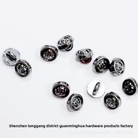 Mini boutons-ancres de 5 mm et 6 mm pour manteaux et vestes de poupées BJD, accessoires de boutons en alliage de zinc écologiques pour vêtements de petites poupées