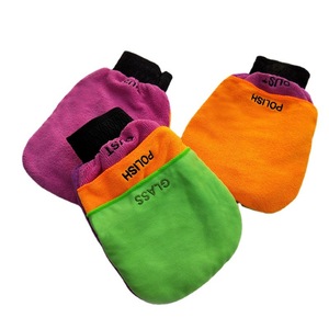Friend <b>Car</b> Washing Supplies Microfiber <b>Car</b> Cleaning Glove 15x24cm Multi Functional For <b>Polishing</b> Glass And Water Absorption - Product Image 4