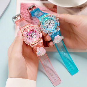 Relojes para niños, reloj electrónico de dibujos animados, modelos femeninos, estudiantes de <span class=keywords><strong>primaria</strong></span> <span class=keywords><strong>y</strong></span> <span class=keywords><strong>secundaria</strong></span>, reloj digital de cuarzo con puntero para niños - Product Image 4