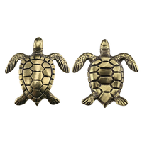 Métal moulé sous pression artisanat tortue jouet décorations en laiton pour la publicité Souvenir et anniversaire modèle en aluminium plaqué