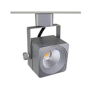 <span class=keywords><strong>Spot</strong></span> COB sans scintillement 12w LED lampe <span class=keywords><strong>sur</strong></span> <span class=keywords><strong>rail</strong></span> en aluminium moulé sous pression projecteur carré mobile 2/3/4 fils MR16 boîtier de lumière <span class=keywords><strong>sur</strong></span> <span class=keywords><strong>rail</strong></span> - Product Image 1