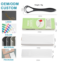 Grattoir à Langue Double Couche en Acier Inoxydable, Vente en Gros Usine, Outil de Nettoyage Buccal, Soulage la Mauvaise Haleine, Nettoyeur de Langue pour Adultes
