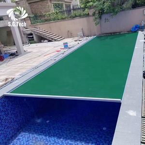 Gran oferta, corona de agua, Riel de PVC de tamaño personalizado de alta calidad, cubierta de seguridad automática para piscina a prueba de <span class=keywords><strong>fugas</strong></span> para adultos - Product Image 2