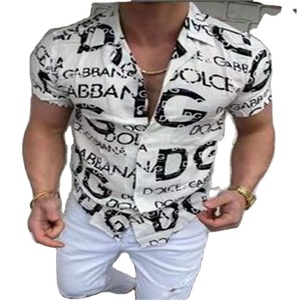Camiseta de Verano 2026 para Hombre, Impresión Digital 3D, Casual, Sólida, Bordada, de Punto Corto, con Avatar Intercultural - Product Image 1