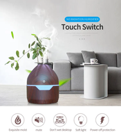 Diffuseur d'huiles essentielles portable électrique USB, diffuseur d'arômes, vapeur d'eau, ultrasonique, brume fraîche, mini humidificateur, purificateur d'air, changement de couleur 7 couleurs