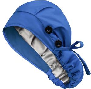 Gorro Quirúrgico Ajustable para Mujer, Gorro de Enfermera y Doctora con Red para el Cabello, Gorro Quirúrgico con Forro de Satén para Mujer, para Cola de Caballo, para Uso Hospitalario - Product Image 5