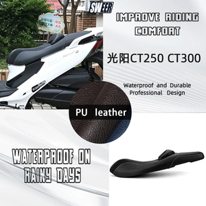 Reposapiés y Cojín para Asiento de Motocicleta KYMCO CT250 - Espuma de PU de Alta Elasticidad, Suave e Impermeable para Modificación y Mejora - Product Image 5