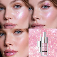 Gel liquide illuminateur multi-usages 2026 pour le visage et le corps, brillance longue durée, éclat naturel, brillance rosée, paillettes pour la peau, illuminateur