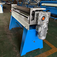 Machine de formage à rouleaux manuelle en acier inoxydable et aluminium, marque WinYing, longueur 1300 mm, moteur 1,5 kW, 3 rouleaux, épaisseur maximale 1,5 mm