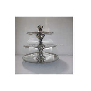 3-Tier Round Stainless Steel <b>Cake</b> Stand-Premium <b>Cake</b> Tools - Product Image 3