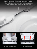 Vente directe en gros de cuvettes de toilettes murales en céramique sans rebord, colorées, en marbre, sanitaires pour salle de bain